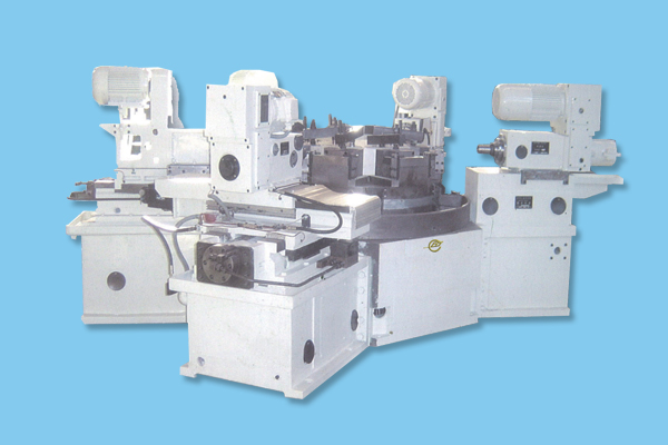 數控六(liu)工位回(huí)轉工作(zuo)台組合(hé)機床